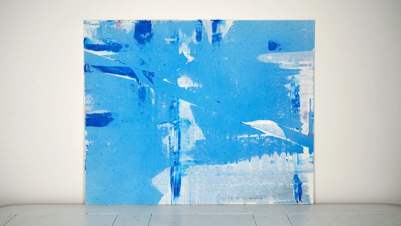 Painting 10, “Malibu action”, view 1
