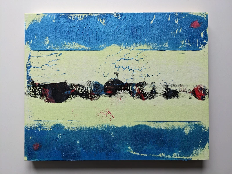 Painting 100, “Between stations”, view 1