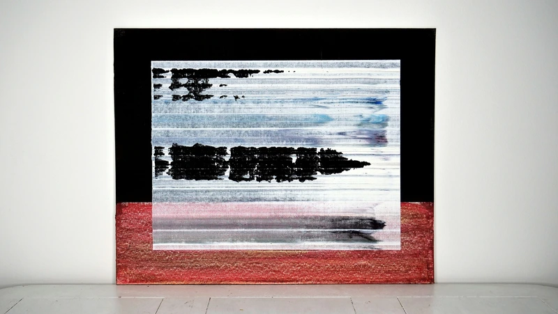 Painting 11, “White flow on Mars”, view 1
