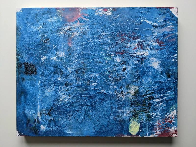 Painting 112, “Lake sample”, view 1