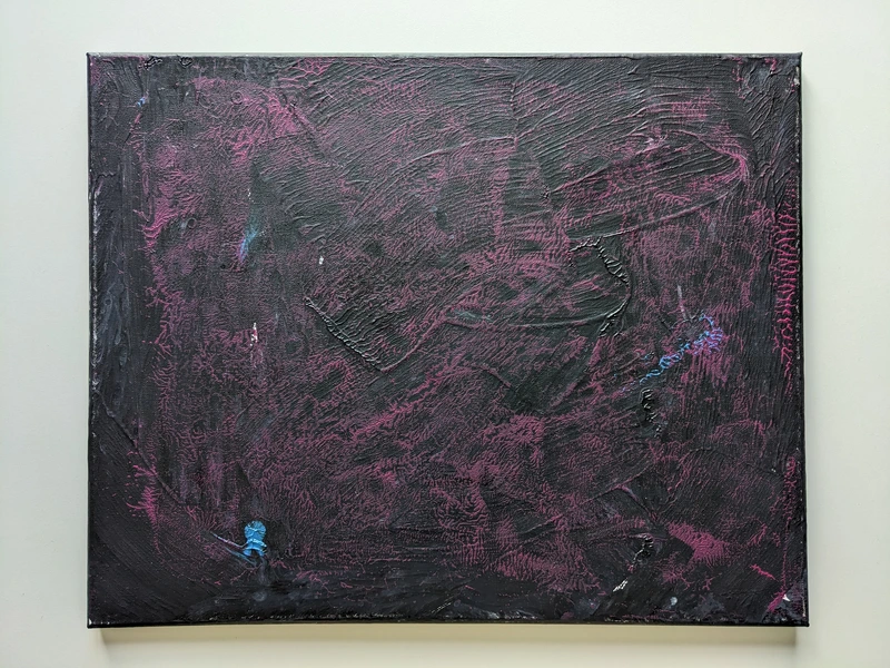 Painting 117, “The opposite of not ready”, view 1