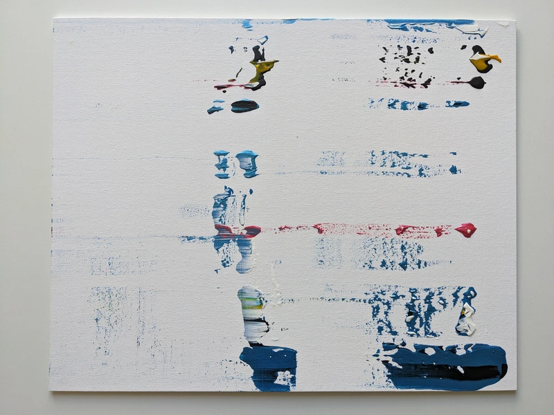 Painting 118, “Not a competition”, view 1