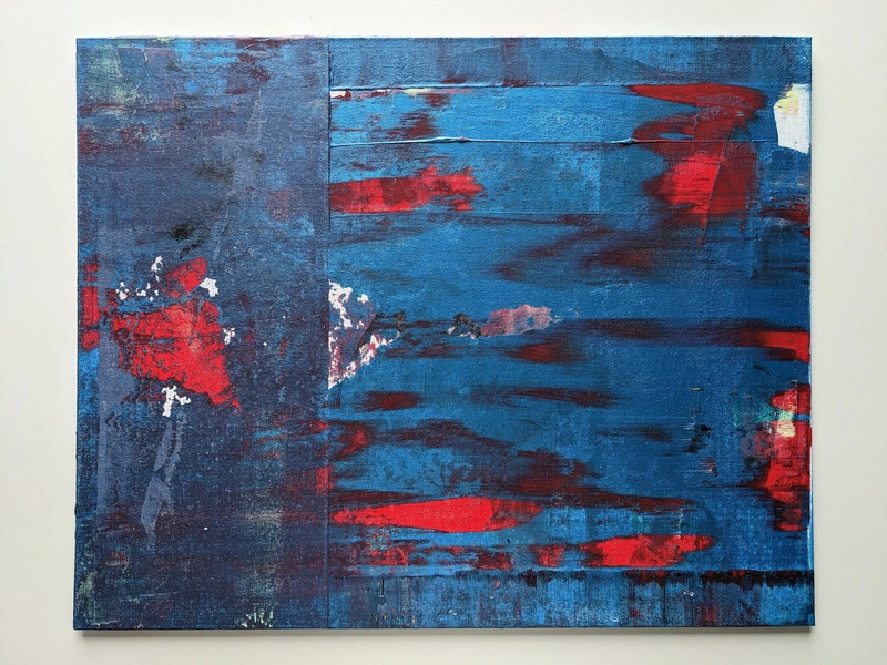 Painting 122, “Layover”, view 1