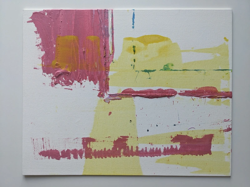 Painting 131, “Lock”, view 1