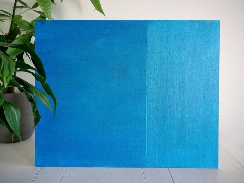 Painting 51, “Identical blue”, view 1
