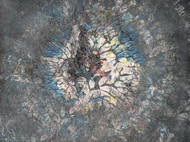 Painting 65, “Hello from where”, view 1