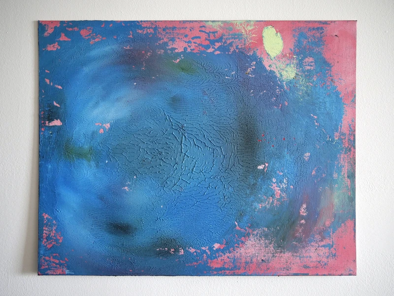Painting 69, “Partial whammy”, view 1