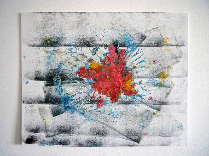 Painting 72, “Cornflower”, view 1