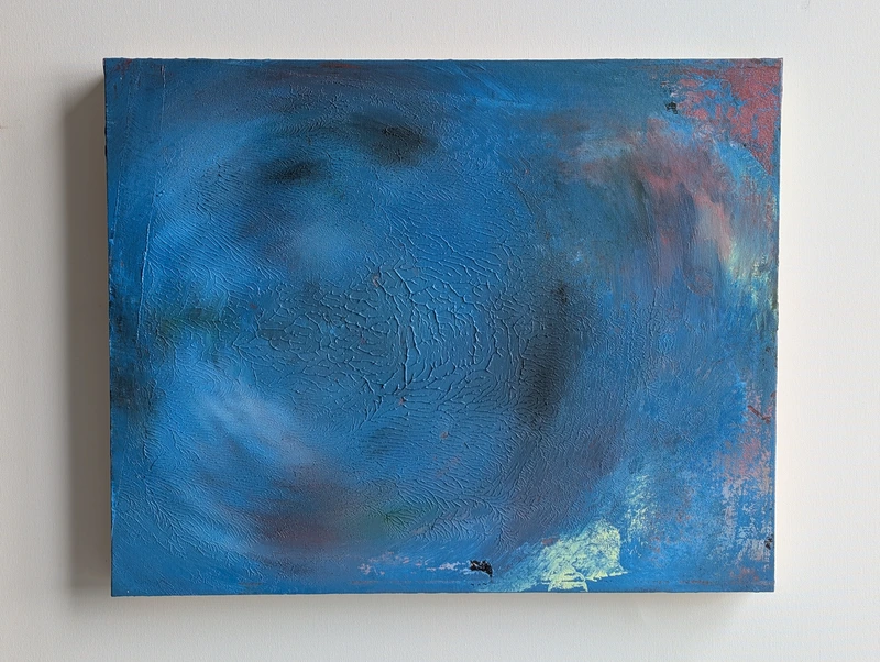 Painting 79, “Inevitable ripples”, view 1