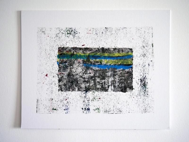 Painting 80, “Double beaches”, view 1