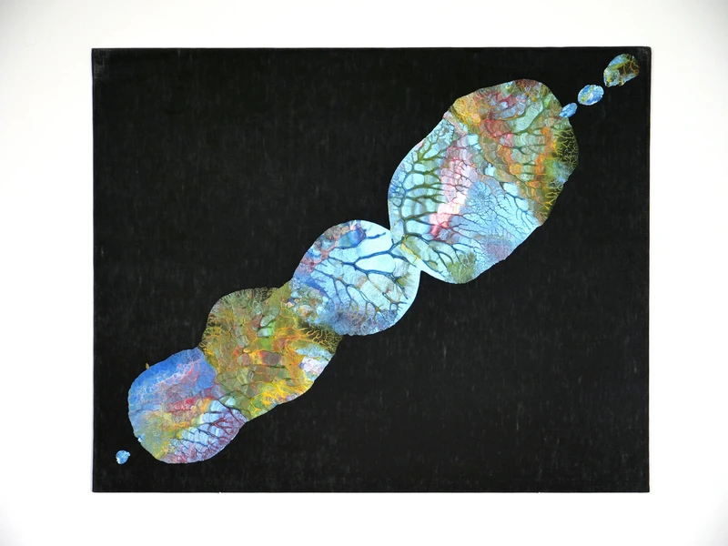 Painting 84, “First peek out of the cave”, view 1