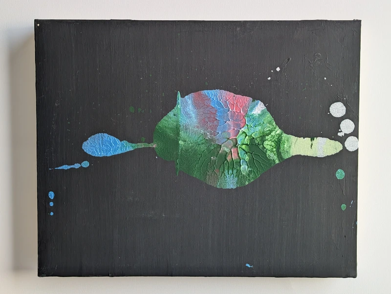 Painting 87, “Stepped on a planet”, view 1