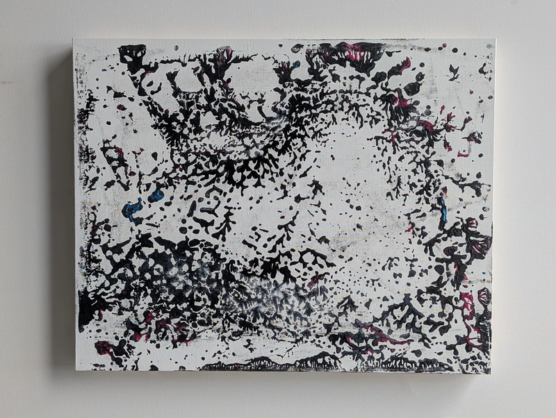 Painting 88, “Dance of the dots”, view 1
